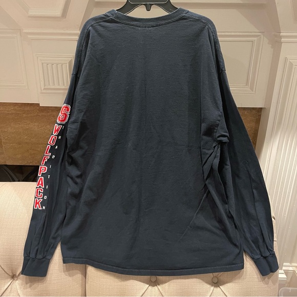 NC State Shirt by Gildan Men’s XL Wolfpack Tradition Ultra Cotton Shirt Black - Picture 2 of 12